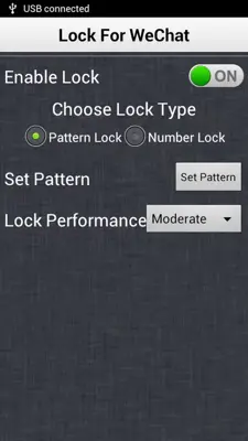 Lock For WeChat android App screenshot 1